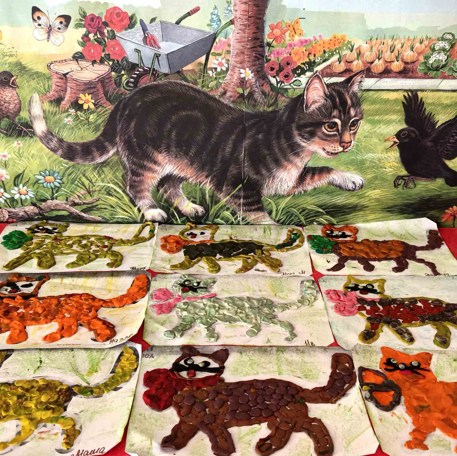 В детском саду с большим интересом проходят занятия